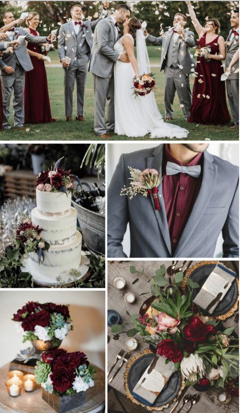 October Wedding Colors, Wedding Color Combinations, Fall Wedding Color Palette, Wedding Color Combos, Maroon Wedding, Wedding Colours, Cowboy Wedding, Wedding Theme Colors, Fall Wedding Colors