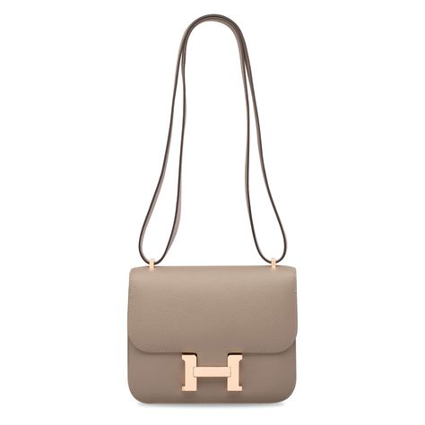 A GRIS ASPHALTE EPSOM LEATHER MINI CONSTANCE 18 WITH PERMABRASS HARDWARE | HERMÈS, 2017 | 21st Century, bags | Christie's Hermes Bag Constance, Hermes Bags Constance, Mini Constance, Bag Wishlist, Hermes Constance Bag, Brand Name Bags, Hot Bags, Hermes Constance, Perfect Handbag