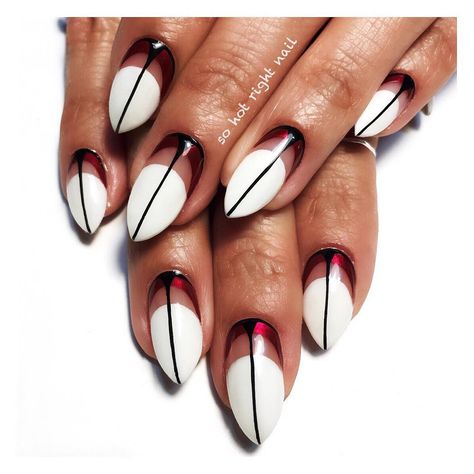 These cuffed nail art designs feature color or glitter lining the cuticle area for a fun twist on the French or half-moon mani. I Love Nails, Nail Art Diy, Love Nails, Half Moon, Art Designs, Nail Art Designs, Manicure, Nail Art, Cuff