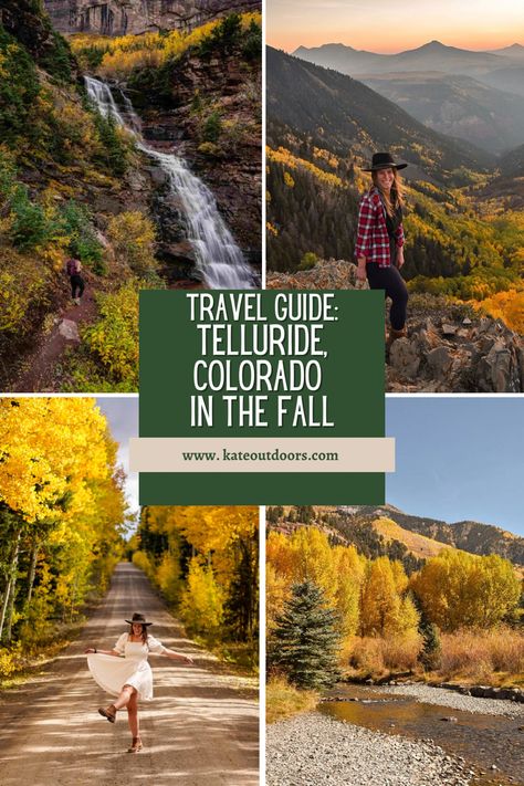 Telluride In The Fall, Telluride Colorado Fall Outfits, Things To Do In Telluride Colorado, Ouray Colorado Fall, Telluride Colorado Fall, Colorado In The Fall, Colorado Vacations, Colorado Hiking Trails, Western Mountains