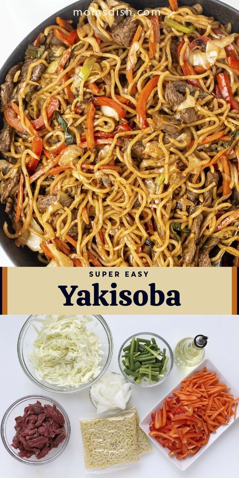 Yakisoba Recipe Ground Beef, Essen, Edo Japan Recipes, Pork Yakisoba Recipe, Yakisoba Recipe Beef, Recipes Using Oyster Sauce, Steak Yakisoba Recipe, Army Yakisoba Recipe, Japanese Bbq Recipes