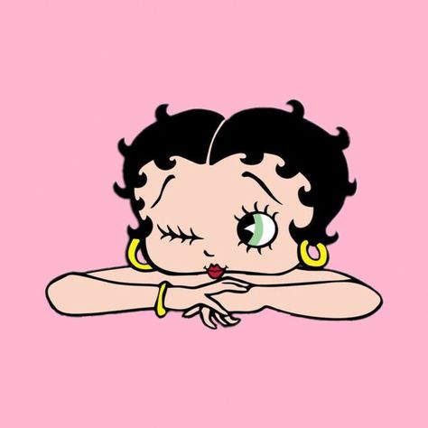 MA on TikTok Betty Boop Icon, Betty Boop Profile Picture, Betty Boop Pfp, Betty Boop Costume, Tinkerbell Wallpaper, Betty Boop Pink, Cute Pink Background, Y2k Background, Hippie Aesthetic