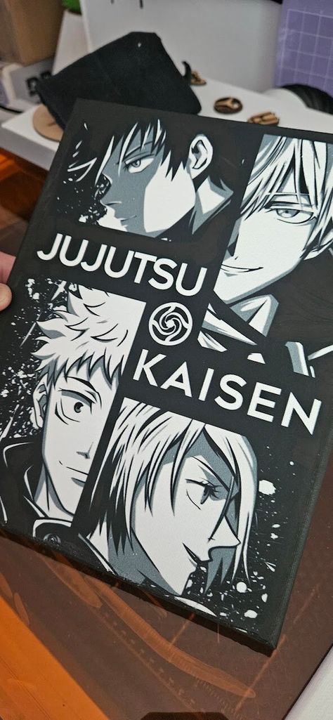 Introduction to Board Anime Canvas In the world of interior design and decor, the board anime canvas stands out as a unique and creative art form. This innovative artwork combines the vibrant and dynamic elements of anime with the timeless appeal of canvas art. Ideal for anime enthusiasts and art connoisseurs alike, a board anime canvas can transform any space into a visually captivating environment. Unmatched Quality and Craftsmanship Each board anime canvas is meticulously crafted to ensure the highest quality. Artists use premium materials to create a durable and long-lasting piece. The canvas is designed to showcase intricate details, vibrant colors, and sharp lines, bringing your favorite anime characters and scenes to life. This attention to detail ensures that your artwork remains a Creative Anime Art, Jujutsu Kaisen Painting, Manga Room Decor, Introduction Design, Jujutsu Kaisen Art, Anime Canvas Painting, Anime Drawing Books, Anime Board, Anime Canvas Art