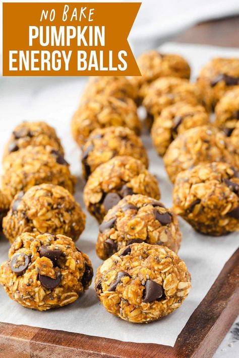 Keto Pumpkin Energy Balls, High Protein Pumpkin Balls, Pumpkin Chocolate Energy Balls, Pumpkin Chocolate Chip Protein Balls, Pumpkin Chocolate Chip Energy Balls, No Bake Pumpkin Pie Energy Balls, Oat Protein Balls Energy Bites, No Bake Pumpkin Granola Bars, Energy Balls Healthy Low Calorie