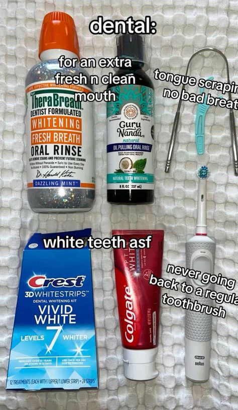 Hygiene Products Sensitive Skin, Mouth Hygiene Products, Dental Hygiene Products, Back To School Hygiene Products, Dental Care Products, Dental Care Routine, Dental Care Aesthetic, Teeth Hygiene Routine, Teeth Care Routine