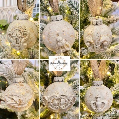 French Country Ornaments, Iod Christmas 2023, Iod Molds Projects Christmas, Iron Orchid Designs Christmas, Iod Moulds Ideas Christmas, Iod Christmas Ornaments, Iod Ornaments, Iod Christmas Ideas, Iod Moulds Ideas