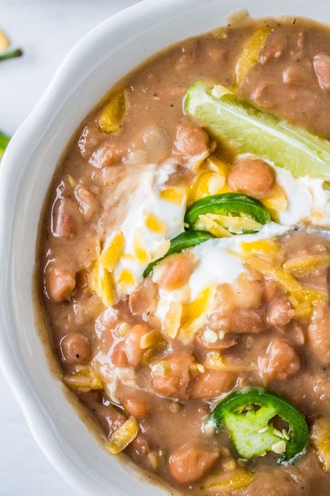 Mayo Coba Beans Recipes, Tejano Beans, Leftover Pinto Bean Recipes, Mexican Pinto Bean Recipes, Cheesy Pinto Beans, Canned Pinto Bean Recipes, Southwest Beans, Leftover Pinto Beans, Pinto Beans And Cornbread