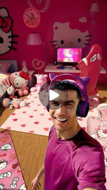 FARAHANI EDIT on Instagram: "The secret is out 💖🎀

#Ronaldo #hellokitty #cr7 #fyp #ronaldoedit #kitty" Ronaldo Hello Kitty, Edit On Instagram, Ronaldo, The Secret, Hello Kitty, Kitty, On Instagram, Instagram