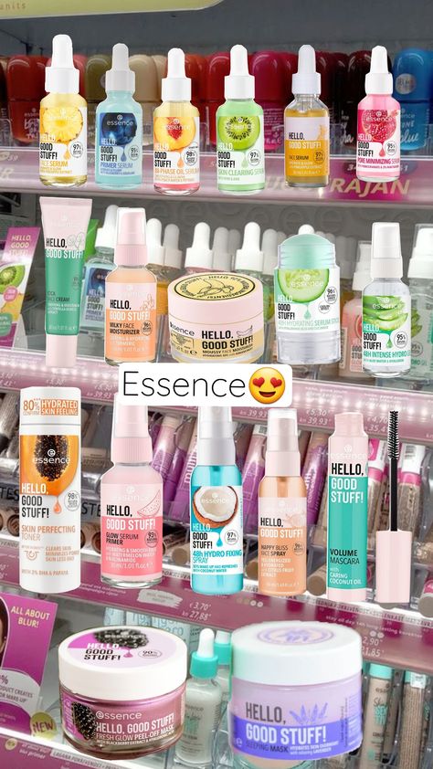 Hello, good stuff #essence #rossmann Essence Face Serum, Essence Hello Good Stuff, Essence Serum, Skin Serum, Makeup Items, Body Skin Care Routine, Cute Makeup, Face Serum, Body Skin