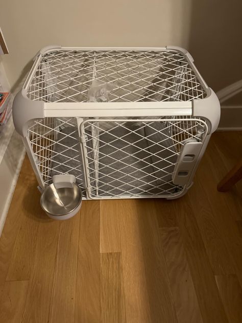 Amazon.com : Diggs Evolv Dog Crate I Strong and Modular Design I Sturdy Playpen I Paw Safe Mesh I Built to Last for Puppies and Canines I (24’L x 17”W x 19”H) (Small, Ash) : Pet Supplies Small Dog Crate, Puppy Playpen, Puppy Crate, Built To Last, Dog Crate, Amazon Com, Modular Design, Dog Life, Small Dogs