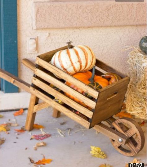 Wheelbarrow Decor, Wood Wheelbarrow, Rustic Wheelbarrows, Wooden Wheelbarrow, Wheelbarrow Planter, Wood Wagon, Garden Diy Ideas, Wheelbarrows, Wooden Wagon