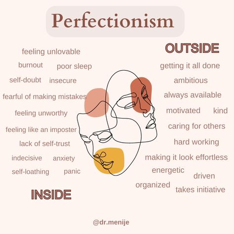 Making Fun Of Insecurities, Dealing With Perfectionism, Fear Of Making Mistakes, Rumination Quotes, Self Doubting, Self Expectations, Perfectionism Aesthetic, Perfectionism Art, Making Mistakes Quotes