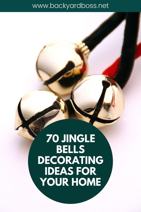 If you want to learn the different ways you can jazz up your house with jingle bells decorating ideas, we've got you sorted! With over 50+ ideas you'll find the perfect one for your home. Large Jingle Bell Crafts, Jingle Bell Tablescape, Christmas Decor Ideas Using Bells, Jingle Bell Christmas Ornaments Diy, Jingle Bells Diy Christmas Ideas, Jingle Bell Crafts Christmas, Jingle Bells Decorations Ideas, Crafts With Bells Christmas, Jingle Bell Decorations