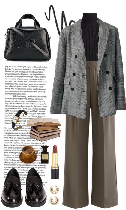 Outfit For Library Aesthetic, Library Core Aesthetic Outfits, Library Style Outfit, Library Core Outfit, Library Aesthetic Outfit, Library Outfits, Bookworm Aesthetic, Library Aesthetic, Dark Academia Fashion