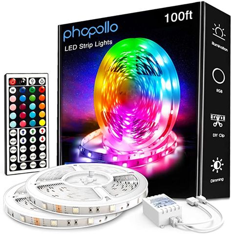 Led Lights For Bedroom, Lights For Bedroom, Rgb Led Strip Lights, Led Color Changing Lights, Light Clips, Rope Lights, Led Strip Lights, Strip Lights, Ceiling Fan In Kitchen