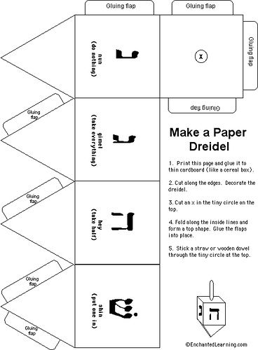 dreidel template by lakeerieartists, via Flickr Dreidel Template, Dreidel Craft, Hannukah Crafts, Hanukkah Activites, Hanukkah Traditions, Hanukkah For Kids, Jewish Crafts, Hanukkah Crafts, Hebrew School