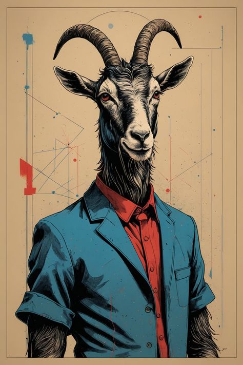 goat in suit, Cool goat illustration, Stylish, goat wearing sunglasses, Anthropomorphic goat, fashion, Modern art, Hipster, pop art, cool poster, goat wallpaper, phone wallpaper, vintage style poster, retro aesthetic, Phone Wallpaper Vintage, G.o.a.t Wallpaper, Goat Illustration, Vintage Style Poster, Goat Art, Wearing Sunglasses, Wallpaper Vintage, Wallpaper Phone, Poster Retro