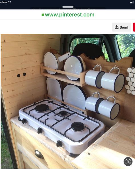 Life Budget, Self Build Campervan, Dresser Kitchen, Homemade Camper, Mobile Home Kitchen, Caravan Decor, Diy Campervan, Camper Kitchen, Self Build