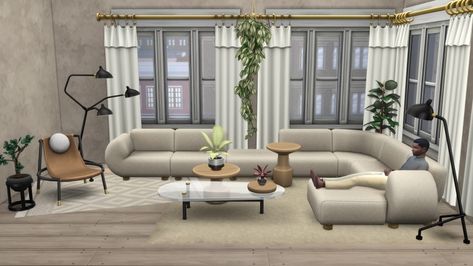 Sims 4 Patreon, The Sims 4 Pc, App Home, Round Sofa, Best Mods, Sims 4 Build, Sims 4 Houses, You're Awesome, Couch Furniture