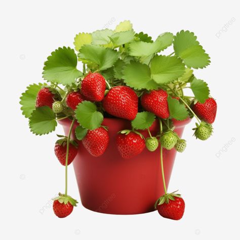 strawberry plant with berries in small pot strawberry plant with berries in small pot strawberry p Potted Strawberry Plants, Strawberry Plant, Strawberry Plants, Transparent Image, Woman Illustration, Png Transparent, Png Image, Potted Plants, Free Download