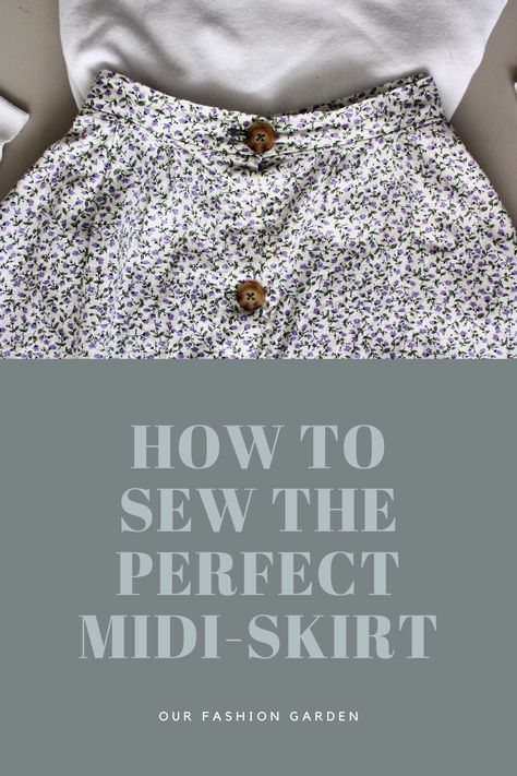 Skirt Sowing Pattern, How To Sew A Skirt By Hand, Sewing Patterns Free Beginner Skirt, Simple Easy Sewing Projects, Sewing Pattern For Skirt, Medium Sewing Projects, Home Sewn Capsule Wardrobe, Easy Skirts To Sew Free Pattern, Plus Size Skirt Pattern Free