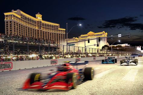 Formula 1 demo to lead to full closure of Strip Nov. 5 | Las Vegas Review-Journal Las Vegas Boulevard, Wynn Las Vegas, Caesars Palace, 1st Night, Manama, Vegas Strip, American Cities, Las Vegas Strip, Jeddah