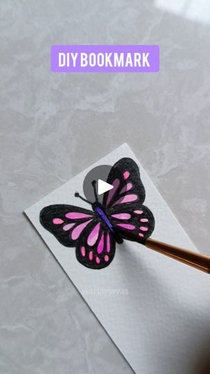 Butterfly Bookmarks Diy Step By Step, Butterfly Bookmarks Diy, Easy Bookmark Ideas, Painting Reels, Butterfly Bookmark, Bookmarks Diy, Diy Step, Bookmark Ideas, Diy Step By Step