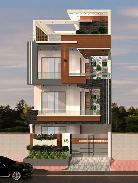 G2 Elevation Design, G 2 Front Elevation Design Modern, 30 Feet Front Elevation Modern, G 3 Front Elevation Design Modern, Front Elevation Designs G+2, 25 Feet Front Elevation Modern, G 2 Elevation Design, Wooden Elevation, 3d Front Elevation