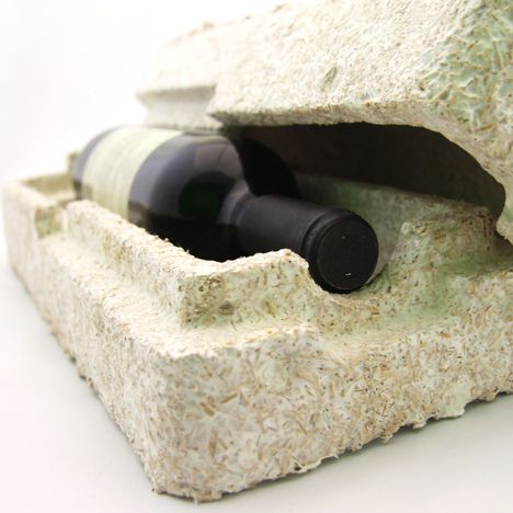 A sustainable building material made from agricultural byproducts and mushroom mycelium has been nominated for the Design Museum's Design of the Year 2015. Sustainable Building Materials, Eco Packaging, Biodegradable Packaging, Wine Packaging, Circular Economy, Sustainable Packaging, Packaging Solutions, Design Museum, Food Packaging