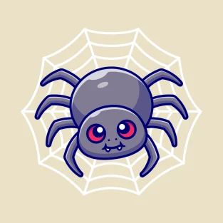 T-Shirts by Catalyst Stuff | TeePublic Spiderman Verse, Spider Cartoon, Happy Halloween Cards, Cute Spider, Happy Halloween Banner, Creepy Pumpkin, Posca Art, Anime Devil, Halloween Greeting Card