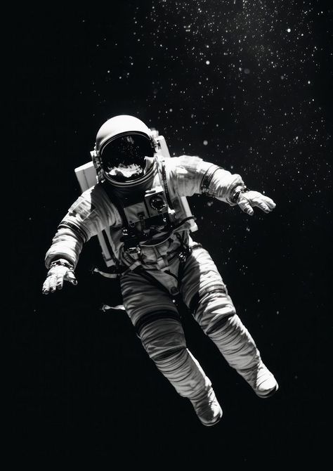 Photography of astronaut adventure motion white. | premium image by rawpixel.com / ton Black And White Astronaut, Astronaut Aesthetic, Space Uniform, Astronaut Photo, Astronaut Drawing, Astronaut Suit, Astronaut Wallpaper, Galaxies Wallpaper, Astronaut Art