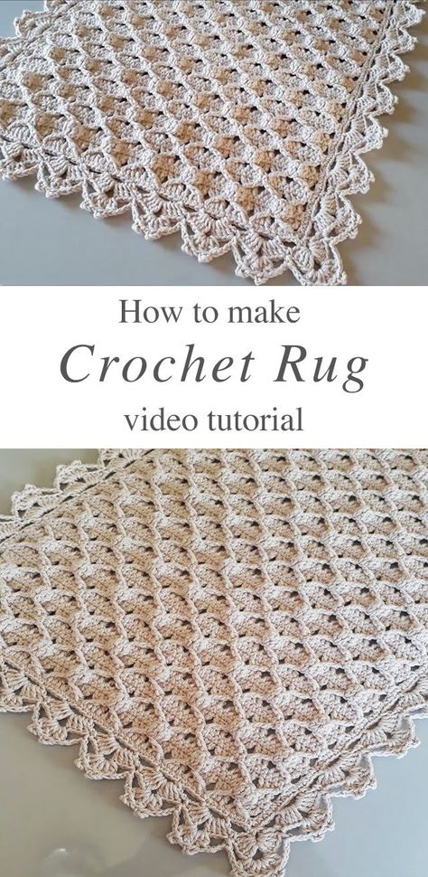 Crochet Rug Patterns Free, Motif Kait, Crochet Doily Rug, Rug Crochet, Rugs Ideas, Doily Rug, Crochet Rugs, Crochet Mat, Crochet Carpet