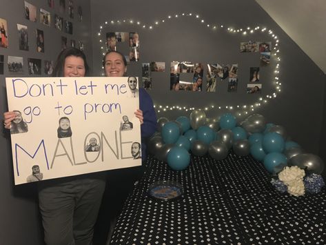 Post Malone Promposal #promposal #prom2K18 #postmalone Post Malone Prom Proposal, Kc Undercover, Prom Proposals, Dance Proposal, Hoco Proposals, Prom Proposal, Wall E, Post Malone, Homecoming