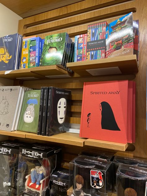 studio ghibli books! Studio Ghibli Books, Ghibli Books, Studio Ghibli Store, Studio Ghibli Collection, Ghibli Collection, Cute Shelf, Thirteen Movie, Studio Ghilbi, Studio Ghibli Characters