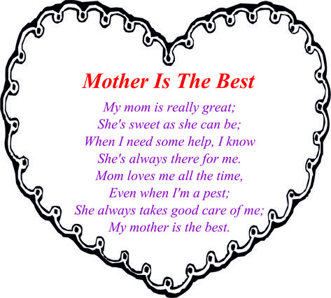 Short Mothers Day Poems, Good Wife Quotes, Happy Mothers Day Poem, Mother Song, Mother's Day Projects, Mom Poems, Mothers Day Poems, Mother Poems, Mother's Day Activities