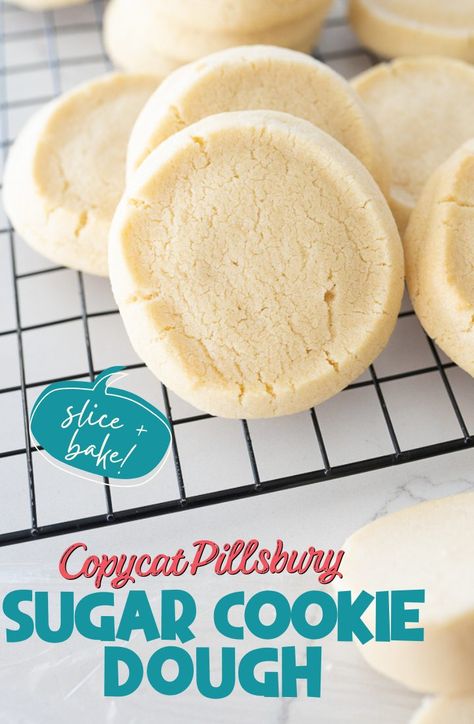 Diy Pillsbury Halloween Cookies, Cookie Dough For Freezing, Whipped Sugar Cookies, Pillsbury Holiday Cookies Recipe, Philsbury Christmas Sugar Cookies, Copycat Pillsbury Halloween Cookies, Chewy Cutout Sugar Cookies, Homemade Pillsbury Cookies, Copycat Pillsbury Sugar Cookie Dough