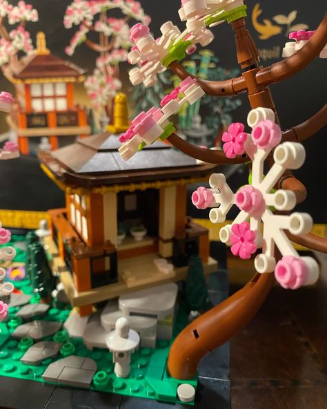 That’s my Lego therapy done for today. It was a fun build that also required some patience. 🏞️ #lego #legoicons #legotranquilgarden #stuckathome #covidrecovery #serenitynow Lego Therapy, Arched Bridge, Tranquil Garden, Stone Lantern, Japan Garden, Japanese Garden Design, Serenity Now, Sakura Tree, Koi Carp