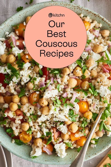 Mediterranean Recipes With Couscous, Couscous Quinoa Salad, Couscous Salad Chicken, Recipes With Couscous Dinners, Healthy Recipes With Couscous, Delicious Couscous Recipes, Healthy Dinner Recipes Couscous, Vegetarian Couscous Salad, Couscous Add Ins