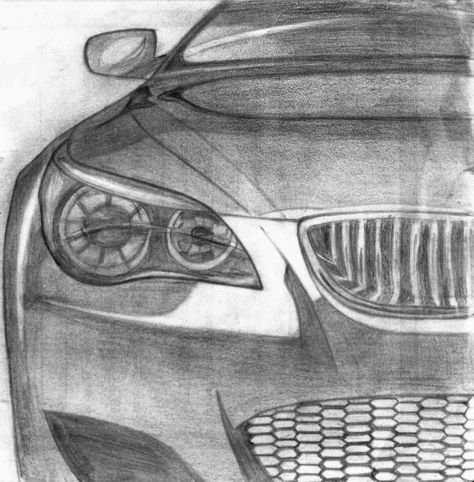 Drawing of the M5 Headlights Cake Tricks, Bmw Sketch, Car Head, Car Drawings, Car Headlights, Art Drawings Sketches Simple, Art Drawings Sketches, Bmw M5, Drawing Sketches