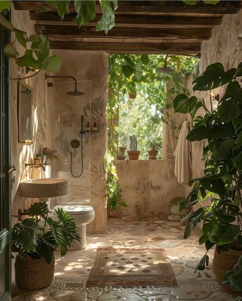 Interior Design Per La Casa, Greek House, Dream Life House, Garage Conversion, Small Bathroom Ideas Modern, Room Deco, Boho Bathroom, Dream Apartment, Small Backyard Design