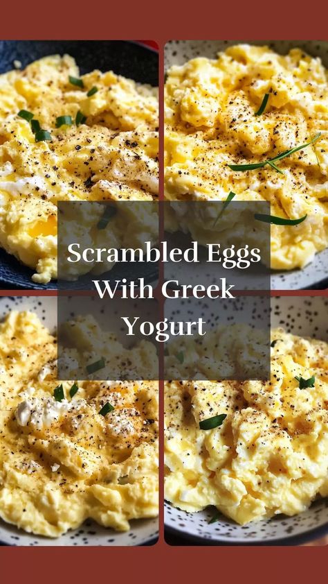 Scrambled Eggs With Greek Yogurt – Flavor Blaze Egg And Greek Yogurt, Yogurt Eggs Breakfast, Green Yogurt Breakfast, Eggs And Greek Yogurt, Scrambled Eggs With Greek Yogurt, Egg And Yogurt Recipes, Greek Yogurt Scrambled Eggs, Cooking With Yogurt, High Protein Low Carb Recipes Breakfast Greek Yogurt