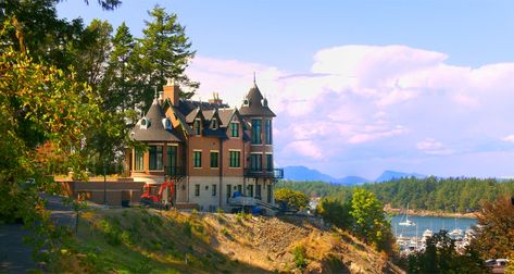 Roche Harbor “Castle House” | Roche Harbor, on San Juan Isla… | Flickr Roche Harbor, Fairy Tale Castle, Huge Houses, San Juan Island, Castle House, Fairytale Castle, The Tourist, A Fairy Tale, Fairy Tale