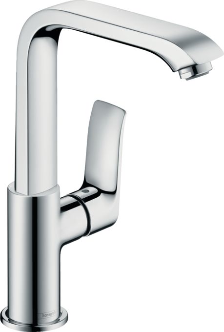 Metris Washbasin mixers: Chrome, Item No. 31087000 | hansgrohe INT Hansgrohe Bathroom, Bathroom Faucets Chrome, Single Hole Bathroom Faucet, Bathroom Taps, Brass Faucet, Single Hole Faucet, Basin Mixer Taps, Ring Der O, Basin Taps