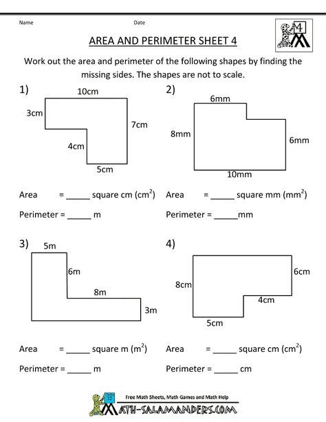 math-worksheets-4th-grade-area-perimeter-4.gif (790×1022) Perimeter Of Rectangle, Area And Perimeter Worksheets, Volume Worksheets, Area Worksheets, Perimeter Worksheets, 4th Grade Math Worksheets, Maths Area, Geometry Worksheets, Area And Perimeter