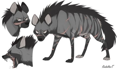 Bear Character Design, Designing Characters, Striped Hyena, Dog Design Art, Hybrid Art, Black Pine, Animal Doodles, Canine Art, Creature Drawings