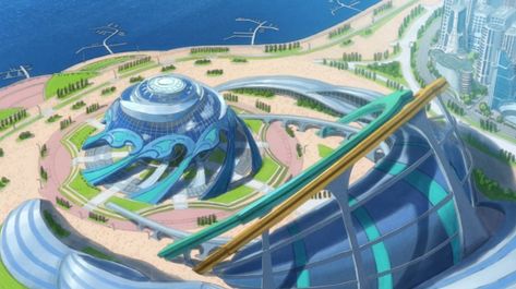 Fantastic Architecture, Anime Backgrounds, Beyblade Characters, Building Ideas, Japan Art, Beyblade Burst, Shining Star, Art Anime, Best Friends Forever