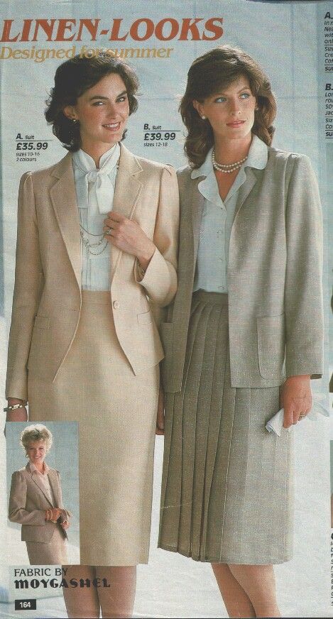 Summer Suits 70s Womens Suits, 50s Suits Women, Suits For Women Vintage, Retro Suit Women, 1980s Suits Women, 1980s Work Fashion, 1980s Business Fashion, 1950s Secretary Fashion, 50s Business Woman