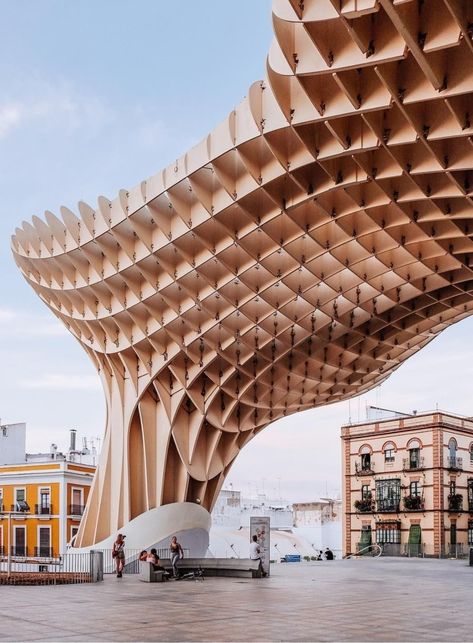 Seville, Spain Frank Gehry, Metropol Parasol, Travelling Europe, Sevilla Spain, Wood Architecture, Modern Architects, Architecture Art Design, Europe Photos, Seville Spain