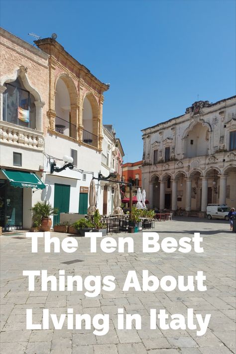 Photo of town of Nardo', Puglia, Italy with small shops. Retire In Italy, Working In Italy, Living In Italy Life, How To Move To Italy, Move To Italy, Moving To Italy From Us, Buying Property In Italy, Retire Abroad, Action Board