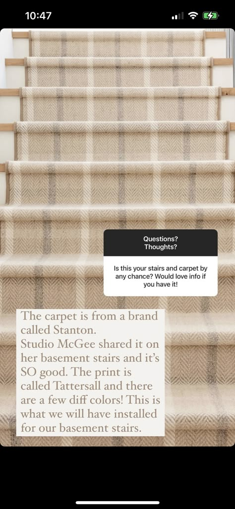 Studio Mcgee Stair Runner, Townhome Decor, Staircase Runner, Entry Stairs, Stair Remodel, Basement House, Modern Craftsman, Texas House, Stair Runners